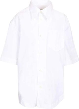 Ami Short Sleeve Shirt - Heren - Korte mouwen Overhemden - Wit - S - Overhemden