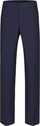 Shanghai Tang straight-leg trousers - men - Cotton - 46 - Blue
