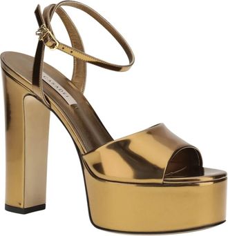 Casadei Sandalias Patty Platform Interstellar - Shoes - Mujer - Marr&oacute;n - 37 1/2 EU