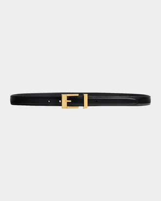 Khaite Manhattan Leather Belt