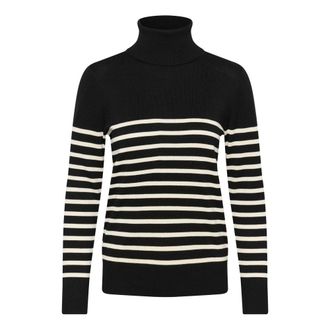 Saint Tropez Gebreide kleding - Dames - Truien - Zwart - Maat: XS