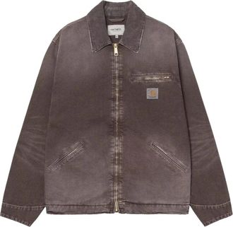Carhartt Work in Progress OG Detroit Jacket - Heren - Spijkerjassen - Bruin - XL - Katoen - Jassen