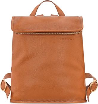 Longchamp medium Le Foulonné backpack - Brown