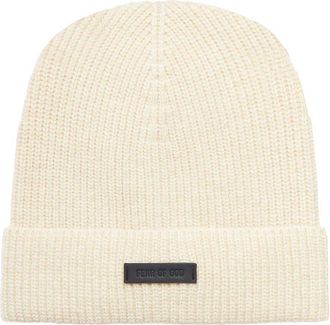 Fear of God Knitted Hat With Logo