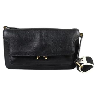Marni Pre-owned Trunk Soft EW Borsa a Spalla in Pelle - - Pre-owned - Donna - Nero - ONE SIZE