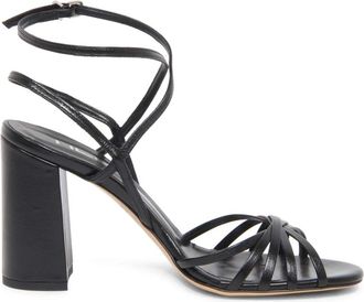 NCUB Zwarte Sandaal - Dames - Sandalen met hakken - Zwart - 37 EU - Schoenen