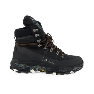 Premiata MidTreck 507 - Heren - Schoenen - Zwart - Maat: 45 EU Leer