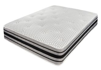 Comfort Beds Elegance 2000 Memory Pocket Hybrid Mattress in White | Size: Small Double