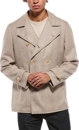 Isaia Cashmere Peacoat