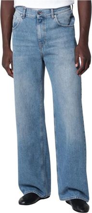 S&eacute;fr Jeans, Heren, Blauw, W31, Katoen, Relaxed Fit Jeans
