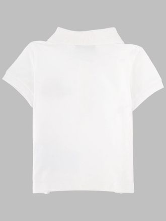 Moschino Stretch-Cotton Blend Polo Shirt - White