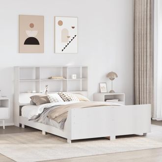 Berkfield Home Bed Frame without Mattress White 160x200 cm Solid Wood Pine
