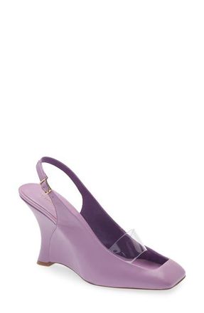 Jeffrey Campbell Nebulis Slingback Wedge Pump in Lilac at Nordstrom, Size 9.5
