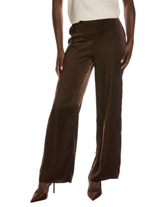 Bardot Devin Mid-Rise Satin Pant