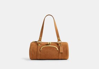 Coach Buy Now Kisslock Barrel Bag