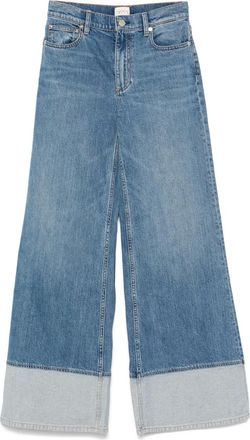 Alice & Olivia Jeans a gamba ampia - Blu