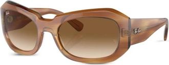 Ray-Ban Rb 2212 Beate Zonnebril - unisex - Zonnebrillen - Bruin - 56 MM - Accessoires