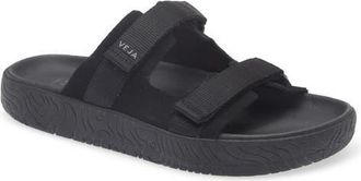 Veja Arpoador Slide Sandal in Full Black at Nordstrom, Size 48