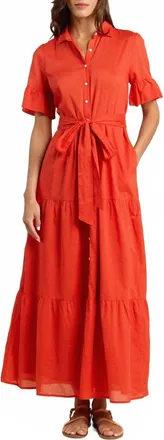 Trovata Martine Dress In Tomato