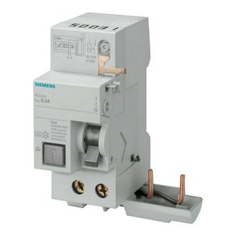 SIEMENS Bloqueo Del Diferencial 2 Polos 40a 0,3a Tipo A S 5sm2623-8