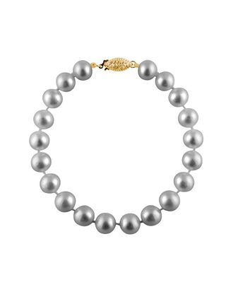 Splendid Pearls 14K 7-8Mm Pearl Bracelet