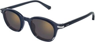 Cartier Sunglasses, unisex, Blue, 49 MM, Ct0584S 003 Sunglasses
