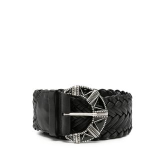BA&SH Braided Leather Belt