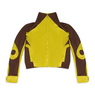Kiko Kostadinov YELLOW/BROWN VIEIRA BOMBER