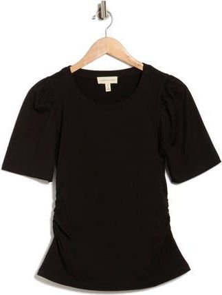 Current Elliott Short Puff Sleeve Top in Black at Nordstrom Rack, Size X-Small
