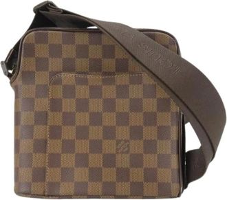 Louis Vuitton Pre-owned Cross Body Bags, male, Brown, Size: ONE SIZE Pre-owned Damier Ebene Shoulder Bag