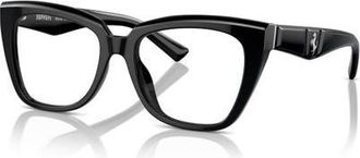 Ferrari 54mm Square optical glasses in Black at Nordstrom