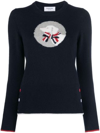 Thom Browne Maglione Hector & Bow - Blu