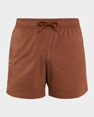 Frescobol Carioca Men & apos;s Salvador Elastic-Waistband Swim Trunks