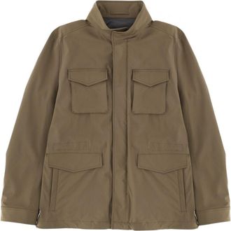 Herno Brown Utility Four Pockets Jacket