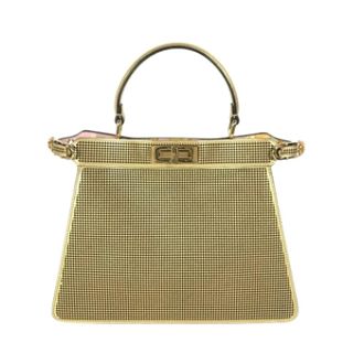 Fendi Pre-owned Leather fendi-bags - Dames - Vintage Handtas - Geel - ONE Size - Leer - Vintage