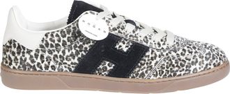 Hogan Cool Allacciato H Leopard Print Low-Profile Sneakers