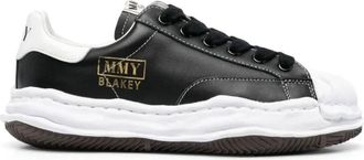 Miharayasuhiro Blakey OG Sole Leather Low-top Sneaker - Heren - Sneakers - Zwart - 45 EU - Leer - Schoenen