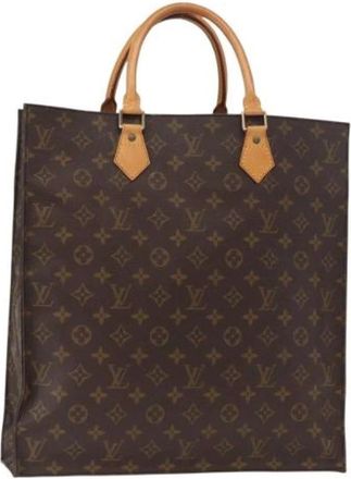 Louis Vuitton Pre-owned Tote Bags, female, Brown, Size: ONE SIZE Pre-owned Canvas Tote Bag