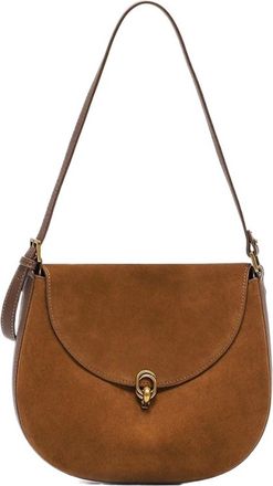 Generic Compatible For Womens Suede Leather Crossbody Shell Bag Shoulder Handbag Lady(G)