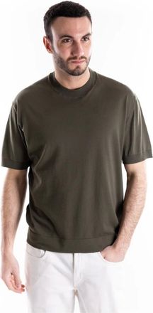 Paolo Pecora Uomo, Top, Verde, M, new