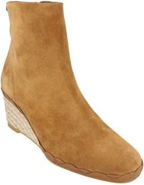 Ferragamo Canaria Suede Espadrille Wedge Boot in Camel at Nordstrom Rack, Size 9.5