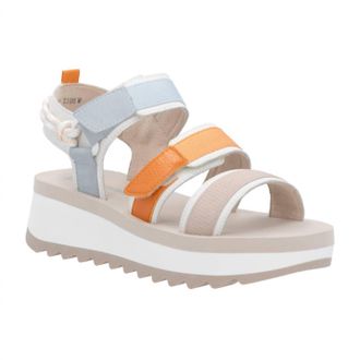 Rieker Womens Bailey Platform Sandal In Paper
