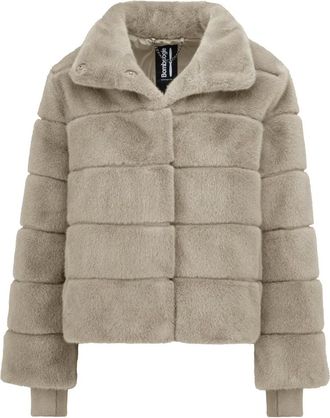 Bomboogie Capa de piel sint&eacute;tica - Jackets - Mujer - Beige - 2XL