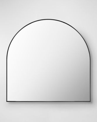 Surya Aranya 36 Wide-Arch Wall Mirror, Black