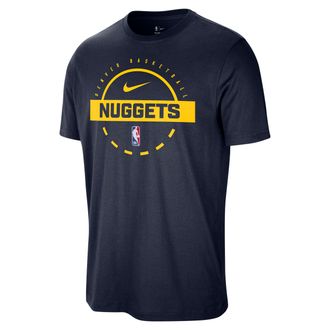Nike Denver Nuggets Nike Mens NBA Practice T-Shirt in Blue | HQ9709-419