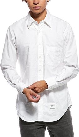 Thom Browne Logo Button Shirt