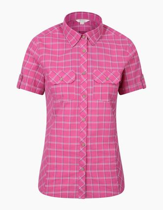 Mountain Warehouse Womens Mountain Warehouse Womens/Ladies Cotton Holiday Shirt - Pink - Size: 12