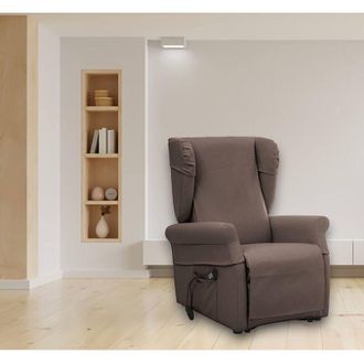 Dmora Butaca Dromanzin, Desenfundable, Hecho En Italia, Blanco