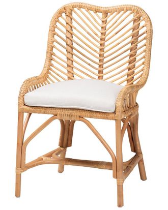 Baxton Studio Arween Modern Rattan Dining Chair