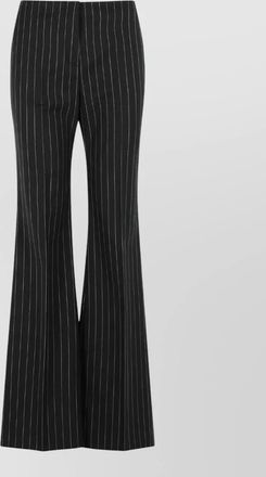 Sportmax visino virgin wool blend pinstripe trousers